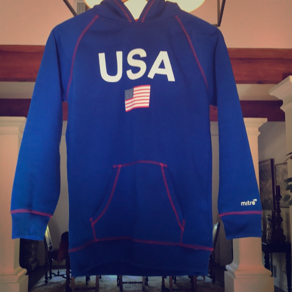 Mitre blue USA sweatshirt